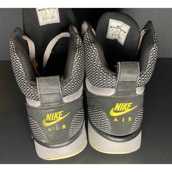 Nike Air Ultra Force Men's Sneaker 2013 Grey Black Yellow 555087-001 Mens 11 - Picture 4 of 8